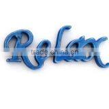 Wood RELAX Sign Shelf Sitter Blue Color Word Art Quality Choice