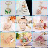 Crystal Handmade Bear Keychains Keyring Fashion Bag Charm Key Chains Holder Souvenir Key Chain Women Handbag Jewelry K0123 thumbnail-4