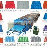 Glazed Tile/leak proof roofing forming machinery