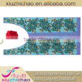 HG0049-2A Round Collar Neck Designs Kurtis Royal Blue Lace Trim thumbnail-1