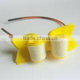 New Style Felt Bow Headband for Kids,wholesale Handmade Headbands thumbnail-1