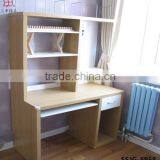 2015 Simple Design Panel Modern Wodden Children Book Shelf With Desk