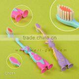 New Toothbrush 2013 With Tongue Cleaner Cartoon Kids Toothbrushes thumbnail-1