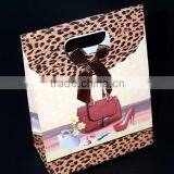 Hot Sale Fashionable Custom Paper Gift Bag Print With Cut Handle thumbnail-3