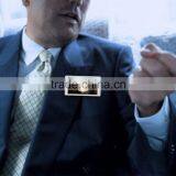 Multi-function Magnetic or Hang Out Led Video Badge/ Advertising Name Tag With Metal and Plastic Housing/3 Inch Name Badge thumbnail-2