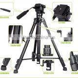 QZSD-Q333 65'' Aluminum panhead portable camcorder DV video camera tripod compact hand lifting pipe stable digital camera tripod