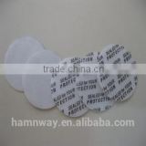 pre cut cosmetic container tamper proof seal/lids seal