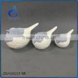 Kid Gifts Handmade White Ceramic Bird