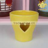 Heart Pattern Ceramic Table Planter Garden Planter Flower Pot for Webbing and Valentine's Day Decoration thumbnail-3