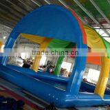 Qihong High Quality Cheap Inflatable Air Cabin Tent, Inflatable Dome Pool With Tent Made in China thumbnail-2