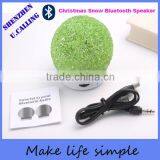 Cheap Gift Crystal Snowball Bluetooth Speaker With TF Card thumbnail-1