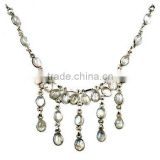Big Lots of Sterling Silver Moonstone Necklace Costume Jewellery Pearl Jewellery Amber Jewellery Semiprecious Necklace