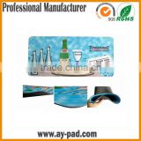 AY Blue Foldable & Soft Rubber Antifatigue Mat Custom Rubber Bar Mat For Bar Accessories, Rubber Beer Mat