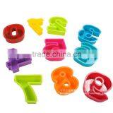 0-9 10 Number Shape Silicone 3D Mold Cookware Dining Bar Non-Stick Cake Decorating Fondant Soap Mold Decorating Stencil Pan thumbnail-2