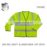 high visibility reflective jacket with sleeve FS1502