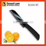 Vogue Black Mirror Ceramic Knife 5 inch Santoku knife with anti-slip Handle Shinning Sharp Blade