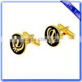 Promotional Bronze Gold Soft Enamel Custom Cufflinks