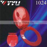 1024 Red Bathroom Accessories Decorative wc Toilet Set thumbnail-5