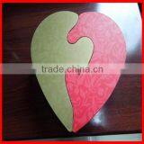 Recycled Paper Candy Boxes Wholesale Heart Shaped With Lid
