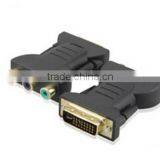 DVI Male to 3RCA Adapter Black Color Top Quality