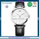 FS FLOWER - Custom Own Brand Watches Genuine Leather Watch Strap China Watch Manufacturer