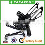 After Markets CNC Machined Sportbike Adjustable Aluminum Alloy Rear Sets for Sale thumbnail-1