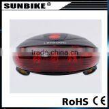 Modern Red Blue 5 Led 2 Laser Mountain Bike Lamp Cycling Safety Waterproof Rear Laser Bicycle Light thumbnail-3