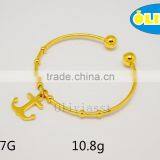 Olivia Fashion 304 Stainless Steel Charm Bracelet Bangle, New Stainless Steel Bangle Bracelet thumbnail-2