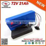 Rechargeable 21Ah Lithium Ion Battery 72 Volt E Bike Battery Packs for Inflatable Costume LED Bulb Electric Bicycle thumbnail-3