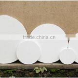 Round Stretched Canvas,Linen Blend Canvas Material,different Size for You. thumbnail-6