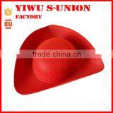 Promotional Football World Cup Non Woven Felt Fans Red Tricorne Captain Sailor Hat