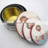 2015 Dongguan Full Color Printing Food Round Tin Box thumbnail-3
