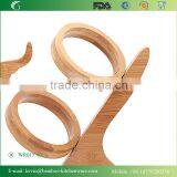 WR015/LFGB Wood Premium Bamboo Wine Rack Wooden Fruit Vegetable Display Rack Antique Wine Kitchen Rack thumbnail-3