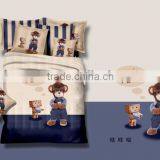 2014 3D 100%cotton New Design , Wholesale 4pcs,8pcs,12pcs Reactive Printed Duvet Cover Set