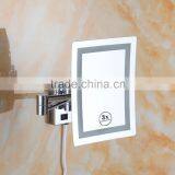 High quality new design square shape LED bathroom mirror