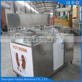 Stainless Steel Hot Dog Carts Mobile Hot Dog Trolley Cart for Sale thumbnail-6