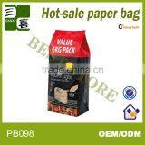 10 kg Paper Bag for Charcoal/coal With Flat Handle