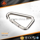 China Supplier high quality delta snap hook stainless steel triangle shape snap hook