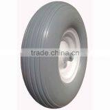 13 Inch 5.00-6 FLAT FREE PU Wheel for Wheelbarrows Tool Carts thumbnail-5