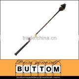 Horse Head Whip Kids Horse Head Whip With Horse Head Flap Black Glitter Cover Plastic Handle 27" Top Quality Horse Haed Whip thumbnail-1