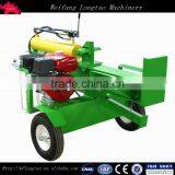 High Quality Trailer Mounted Gasoline Engine Log Splitter with Hydraulic