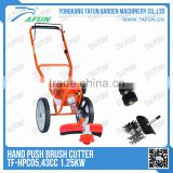 rotary best red nylon line grass cutter with wheel 43cc and 52cc engine with good price(TF-HPC05)