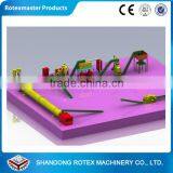 1-1.5T/H Vertical Ring Die Tree Braches Leaf Corn Cob Wood Sawdust Pellet Mill thumbnail-3