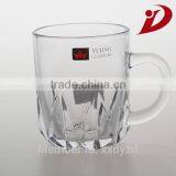 New Style heat-resistant borosilicate glass tea cup set with handle 450ML