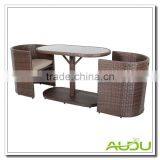 Audu Pittsburgh Outdoor Garden Rattan Dining Set thumbnail-1