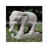 Tall Elephant Animal Stone Statue thumbnail-1