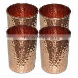 TUMBLER , Copper Tumblers, Handmade Copper Tumbler Hammered FDA Approved thumbnail-1