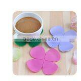 Promotion Gift Creative Petals Silicone Tea Cup Coaster thumbnail-1