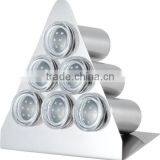 9 Pieces Stainless Steel Magnetic Container Spice Rack Set thumbnail-3