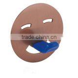 Smile Face Shape Single Plastic Stick Over Door Hook/Coat Hook thumbnail-2